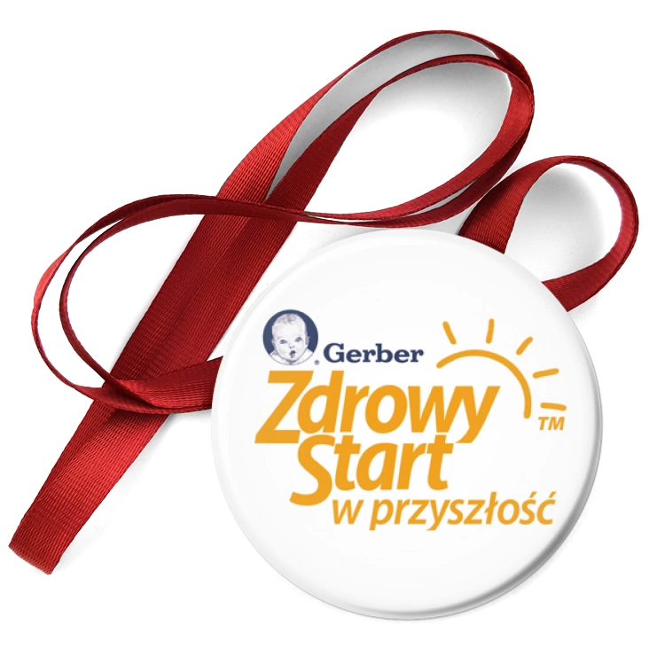 przypinka medal Zdrowy start