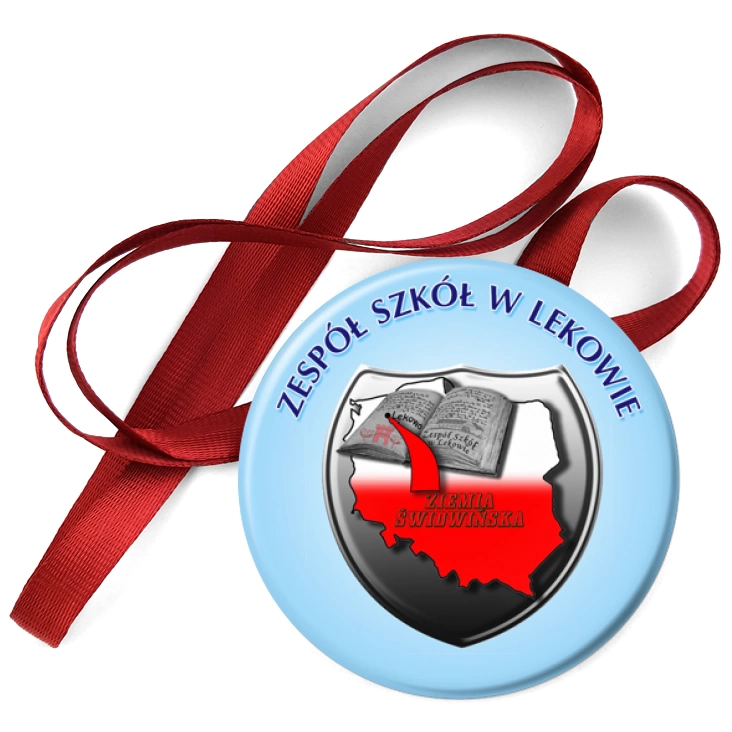przypinka medal Zespół Szkół w Lekowie