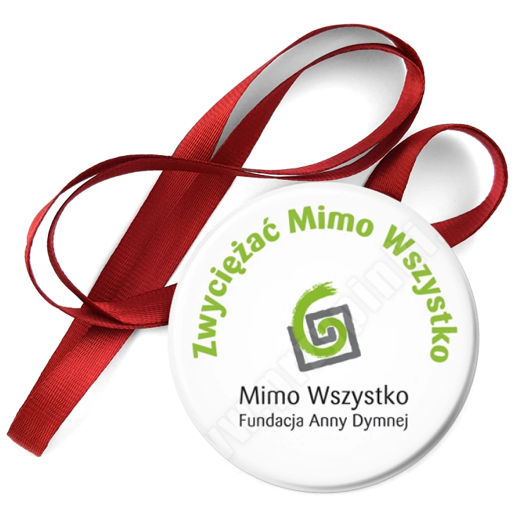 przypinka medal Zwyciężać Mimo Wszystko