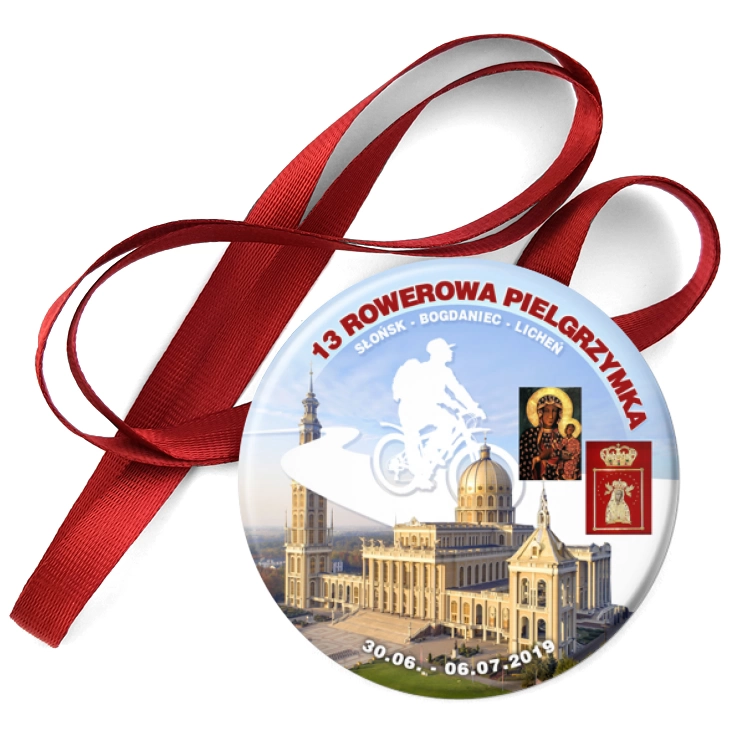 przypinka medal 13 Rowerowa Pielgrzymka