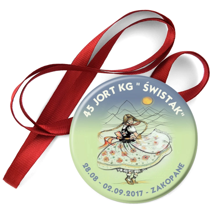 przypinka medal 45 JORT KG ŚWISTAK