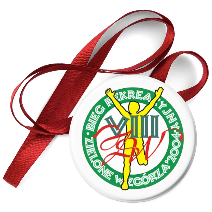 przypinka medal Bieg Rekreacyjny Zielone Wzgórza 2004