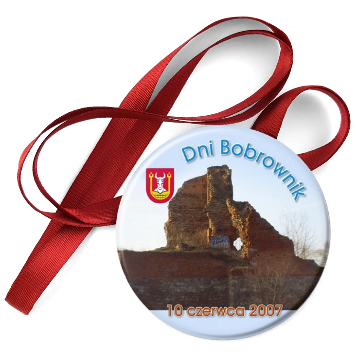 przypinka medal Dni Bobrownik