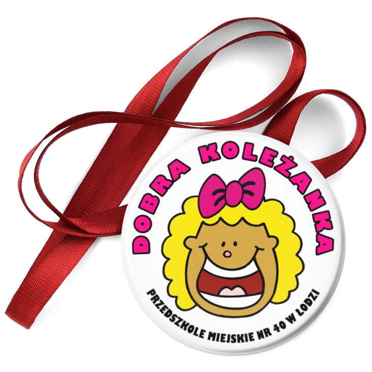 przypinka medal Dobra koleżanka