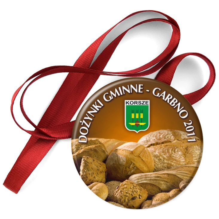 przypinka medal Dożynki Gimnne - Garbno 2011