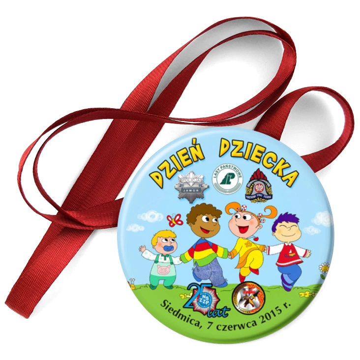 przypinka medal Dzień Dziecka 2015