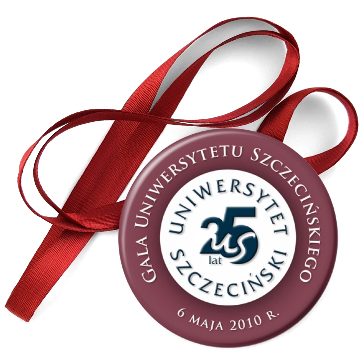 przypinka medal Gala Uniwersytetu Szczecińskiego 2010