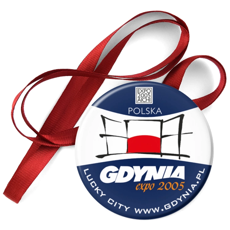 przypinka medal Gdynia EXPO 2005