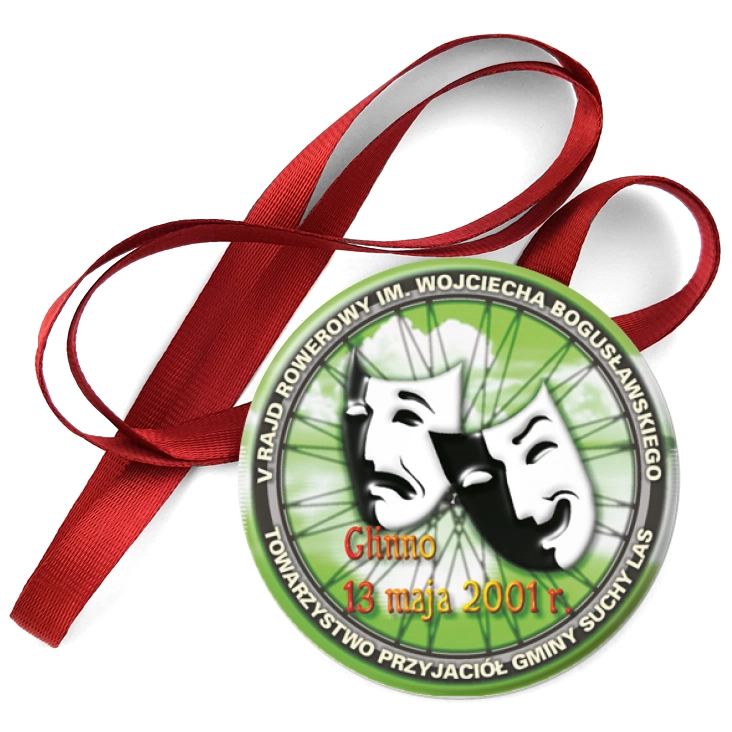 przypinka medal Glinno 2001