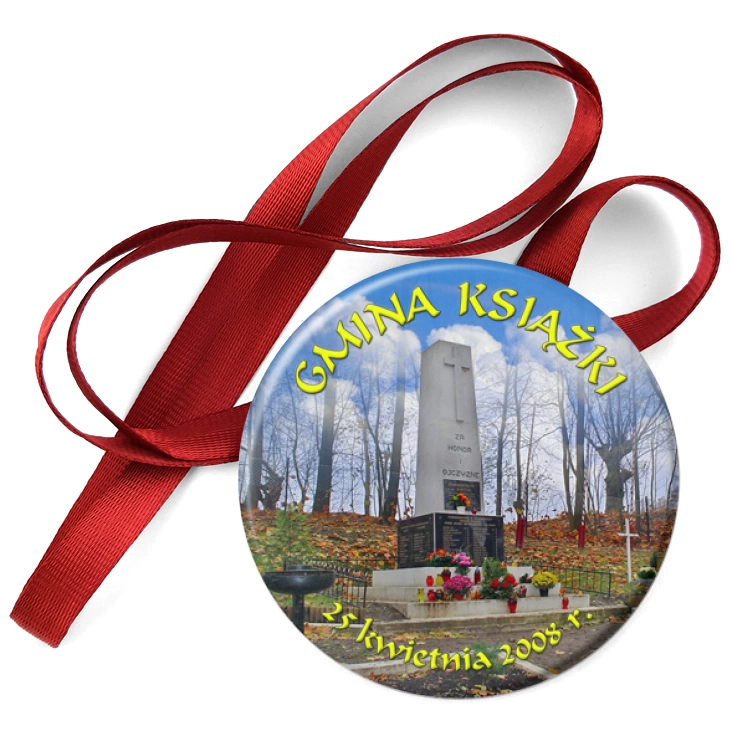 przypinka medal Gmina Książki