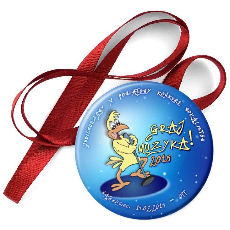 przypinka medal Graj Muzyka! 2015