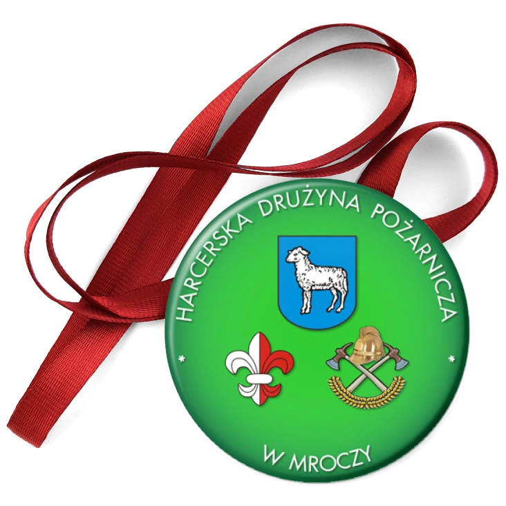 przypinka medal Harcerska Drużyna Pożarnicza