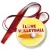 Przypinka medal I love volleyball