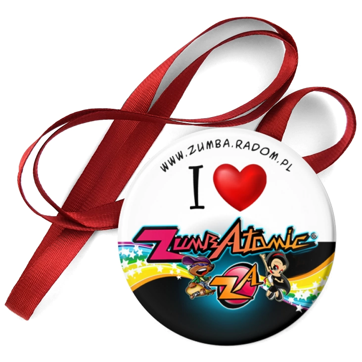 przypinka medal I love ZumbAtomic