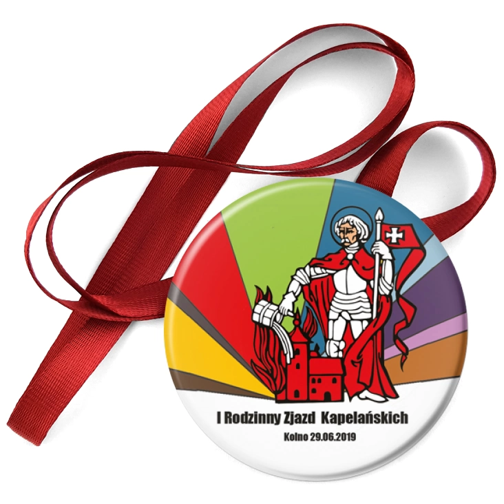 przypinka medal I Rodzinny Zjazd Kapelańskich