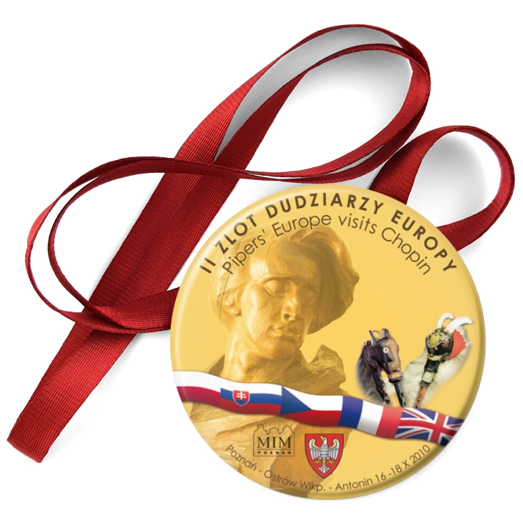 przypinka medal II Zlot Dudziarzy Europy