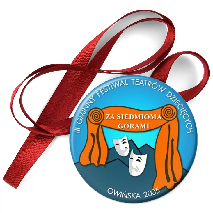 przypinka medal III Gminny Festiwal Teatrów Dziecięcych - Owińska 2005