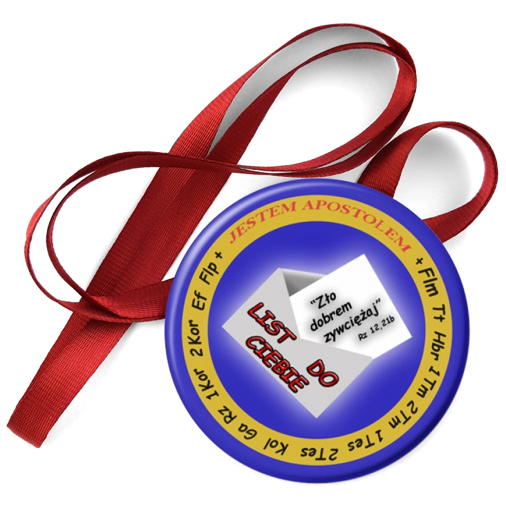 przypinka medal Jestem apostołem