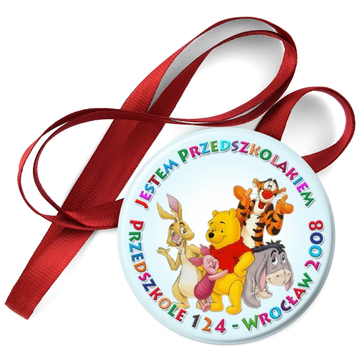 przypinka medal Jestem Przedszkolakiem P124 Wrocław