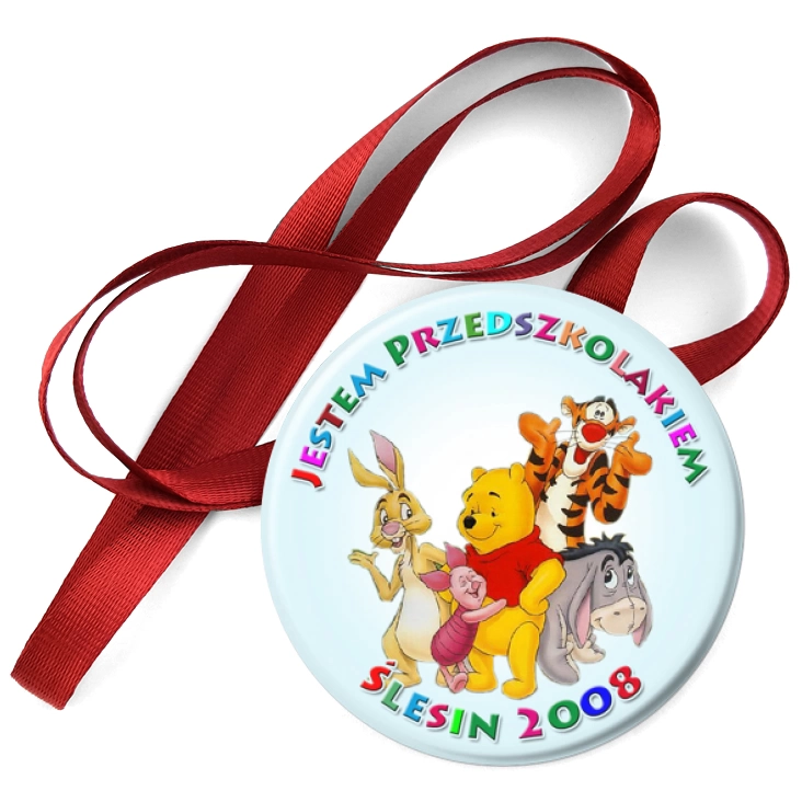 przypinka medal Jestem Przedszkolakiem Ślesin 2008