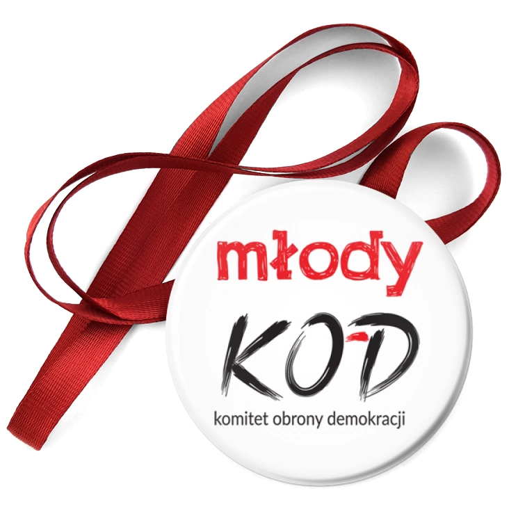 przypinka medal KOD Młody