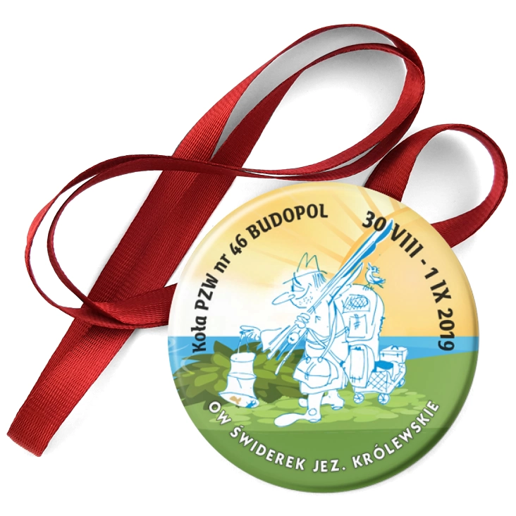 przypinka medal Koło PZW nr 46 Budopol