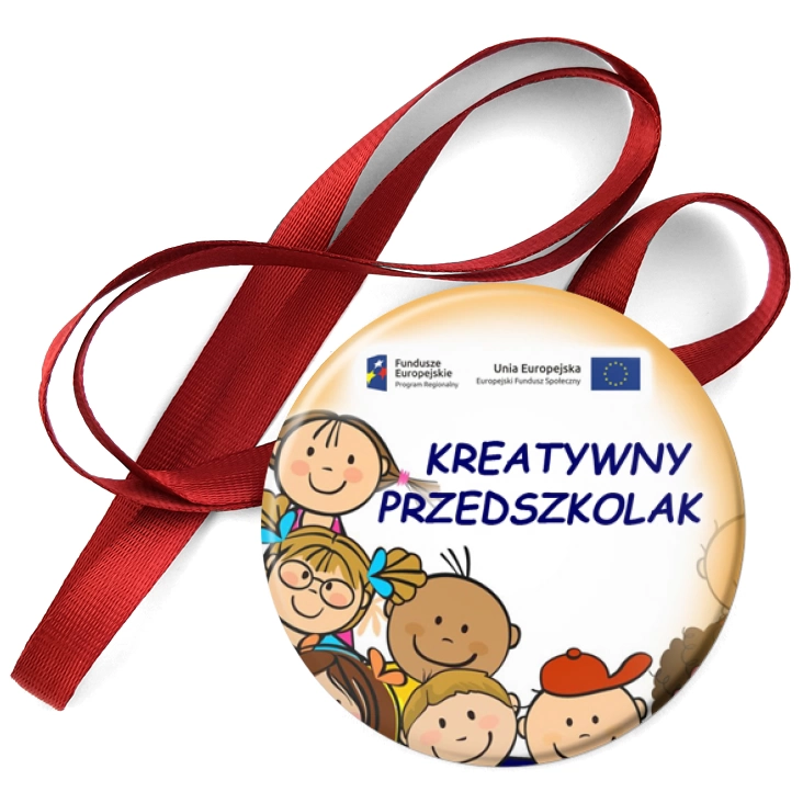 przypinka medal Kreatywny Przedszkolak