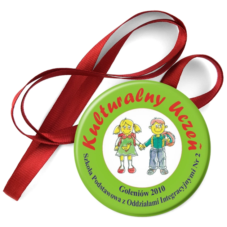 przypinka medal Kulturalny Uczeń