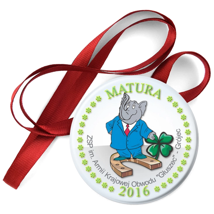 przypinka medal Matura - Grójec