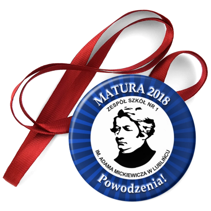 przypinka medal Matura 2018