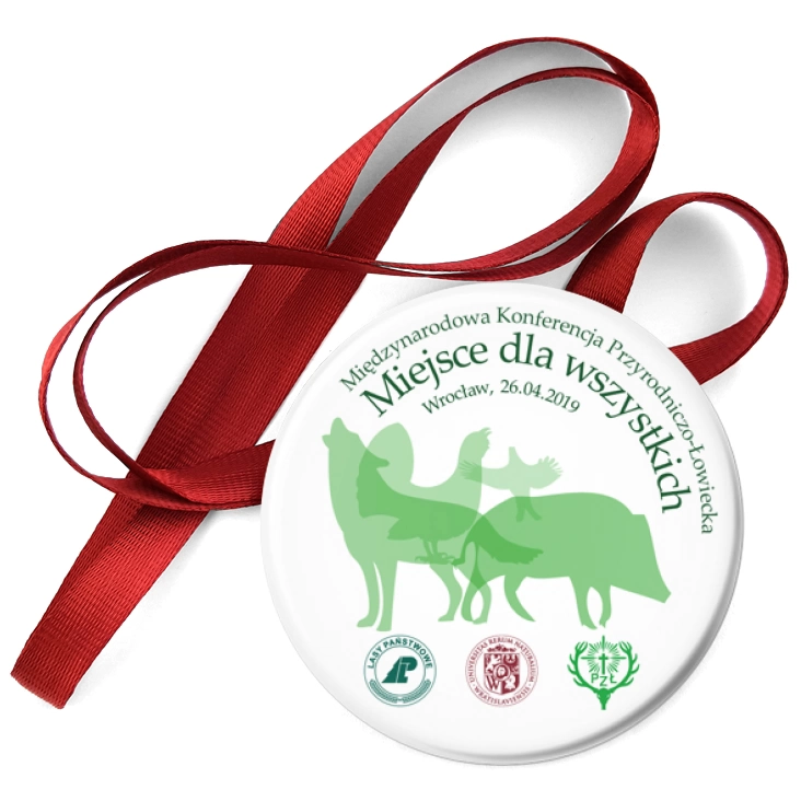 przypinka medal Miejsce dla wszystkich