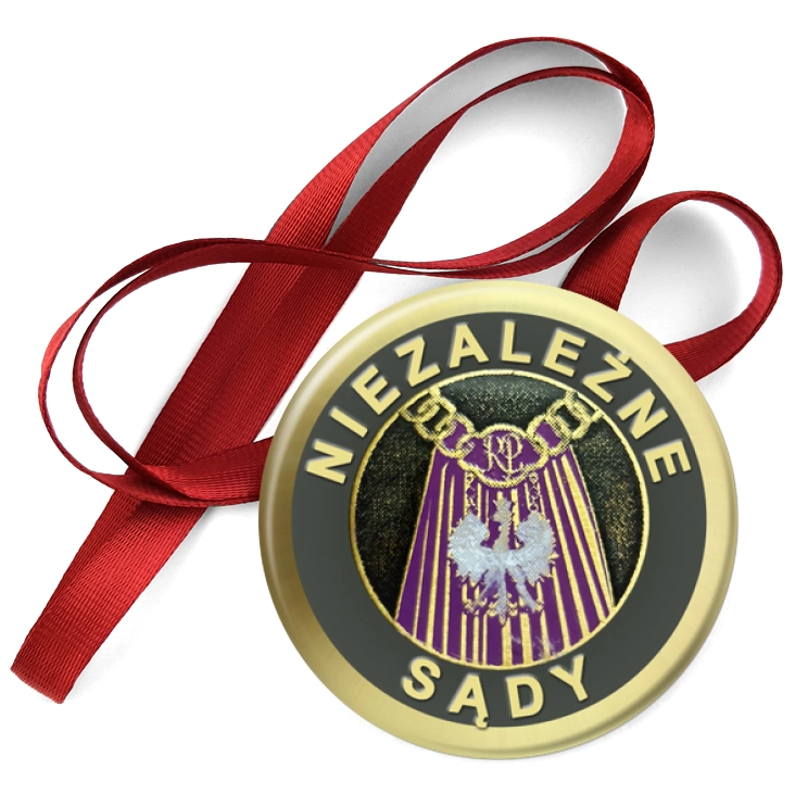 przypinka medal Niezależne sądy