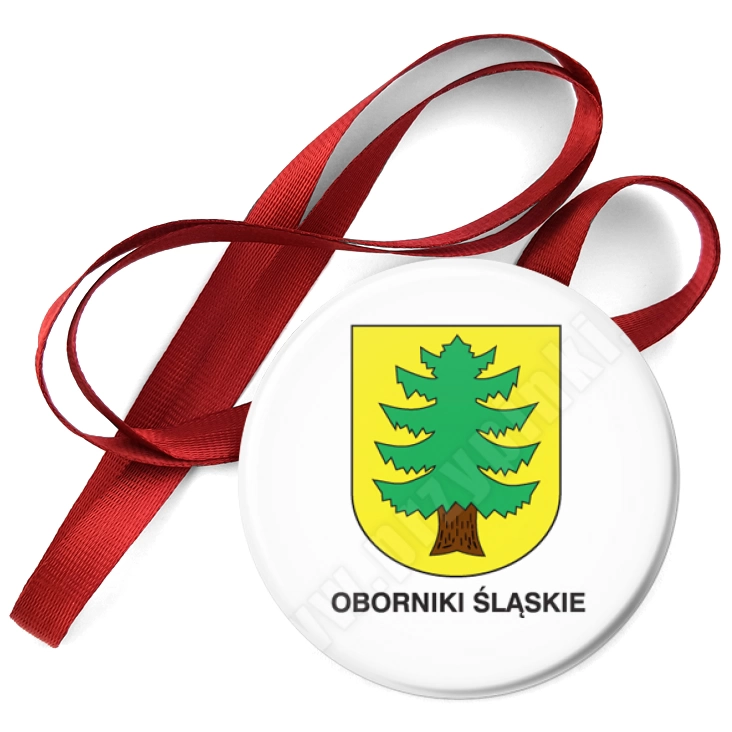 przypinka medal Oborniki Śląskie - tu mi się podoba