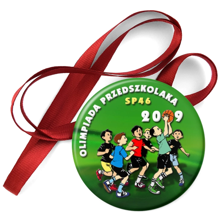 przypinka medal Olimpiada Przedszkolaka