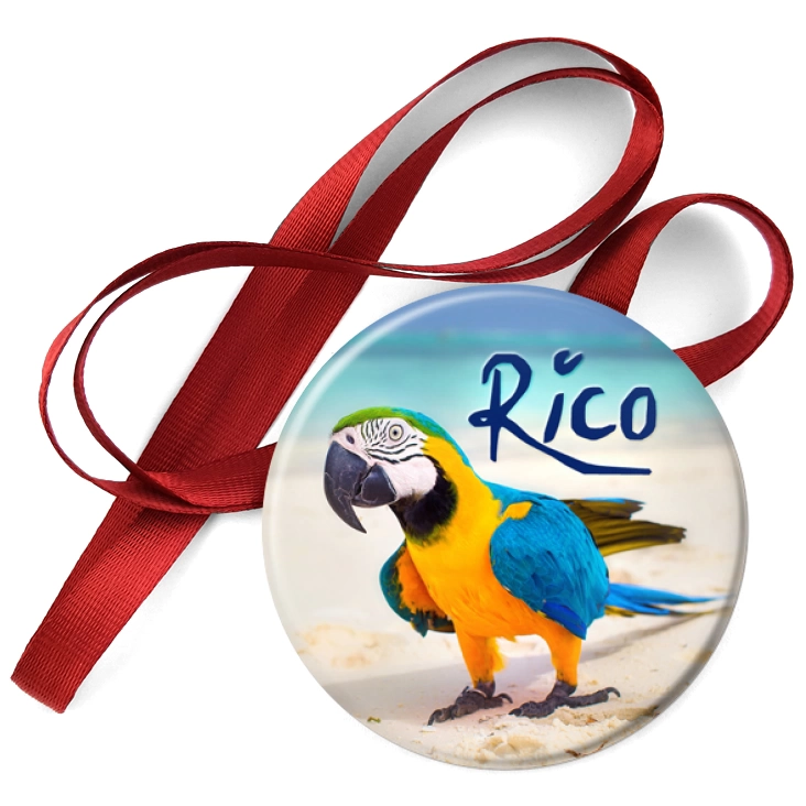 przypinka medal Papugarnia Carmen - Rico