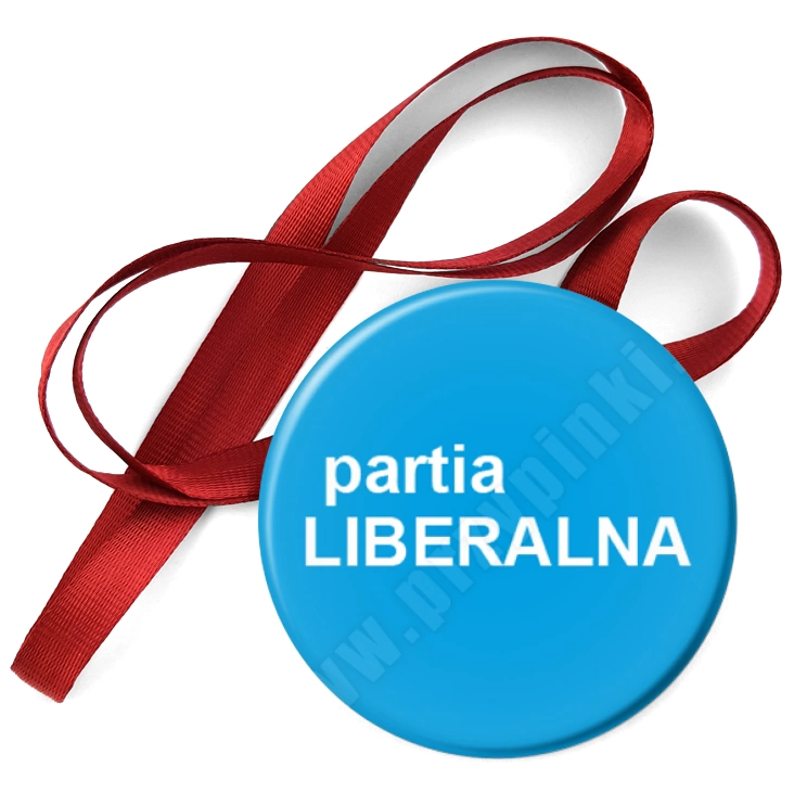 przypinka medal Partia liberalna