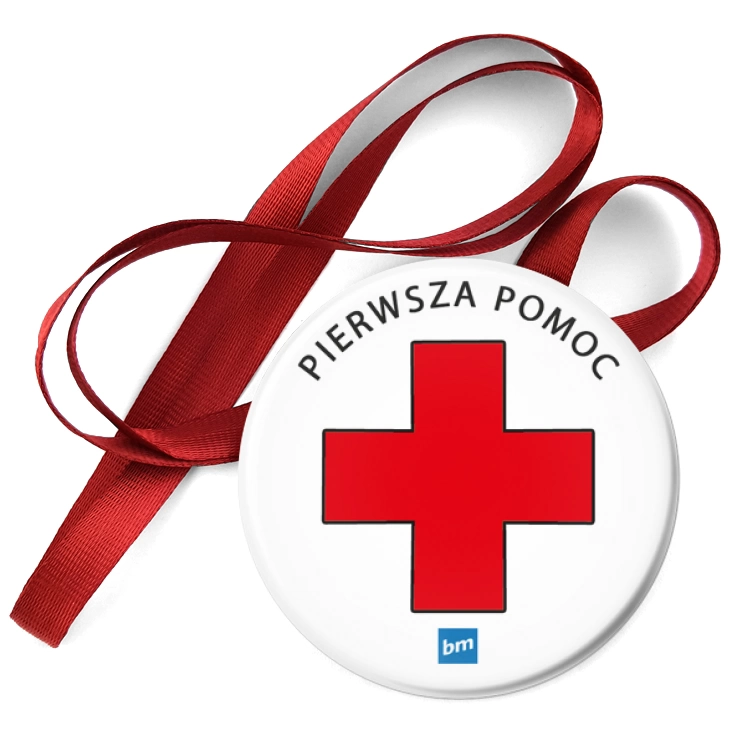 przypinka medal Pierwsza pomoc