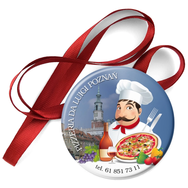 przypinka medal Pizzeria da Luigi