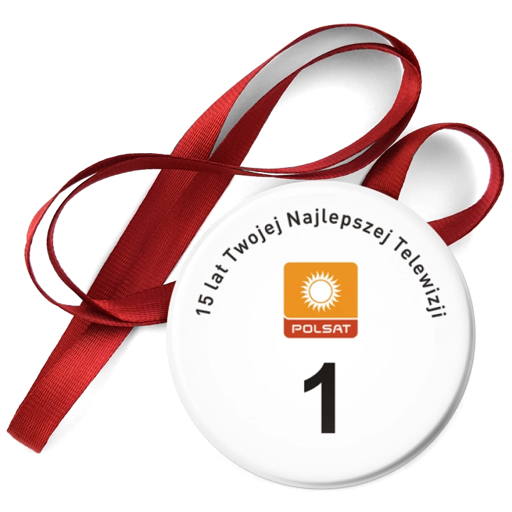 przypinka medal Polsat - Twoja najlepsza Telewizja