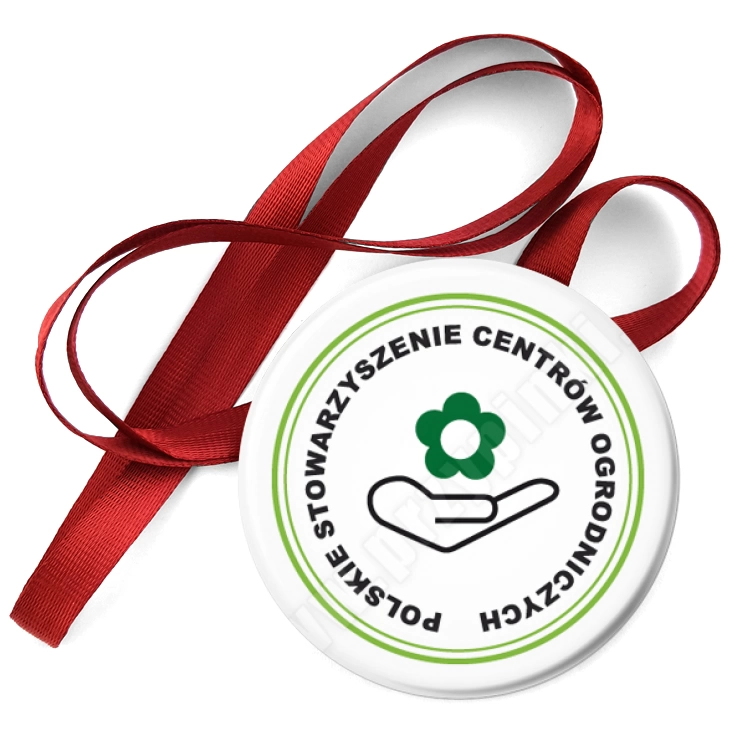 przypinka medal Polskie Stowarzyszenie Centrów Ogrodniczych