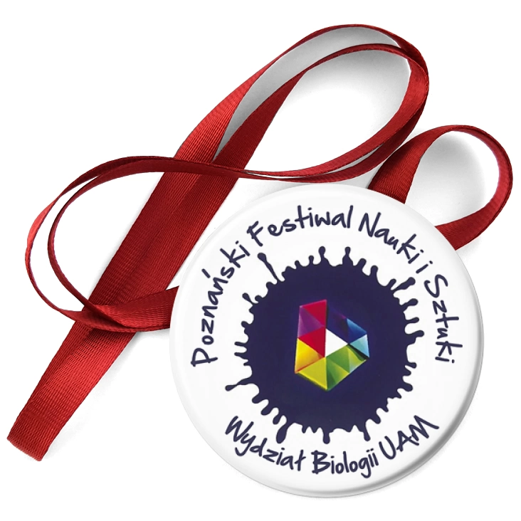 przypinka medal Poznański Festiwal Nauki i Sztuki