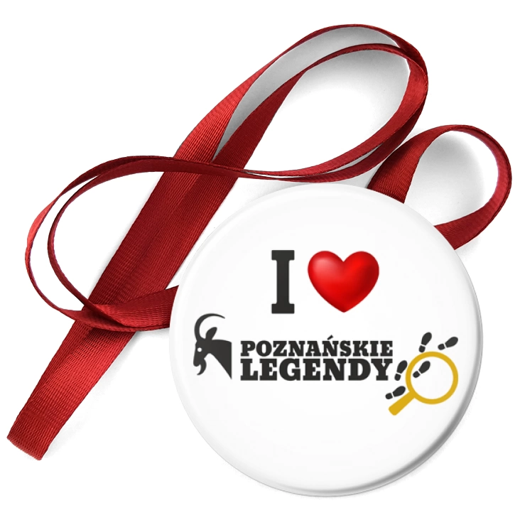 przypinka medal Poznańskie Legendy