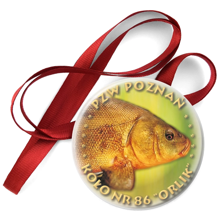 przypinka medal PZW Poznań - Koło nr 86 Orlik