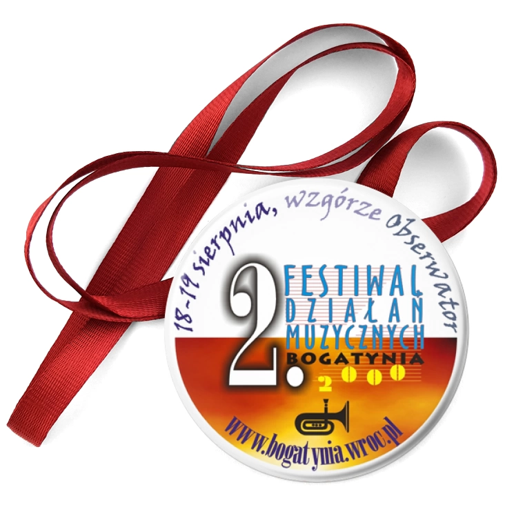 przypinka medal Radio Bogatynia 2000