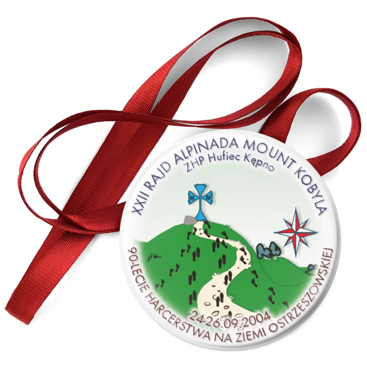 przypinka medal Rajd Alpinada 2004