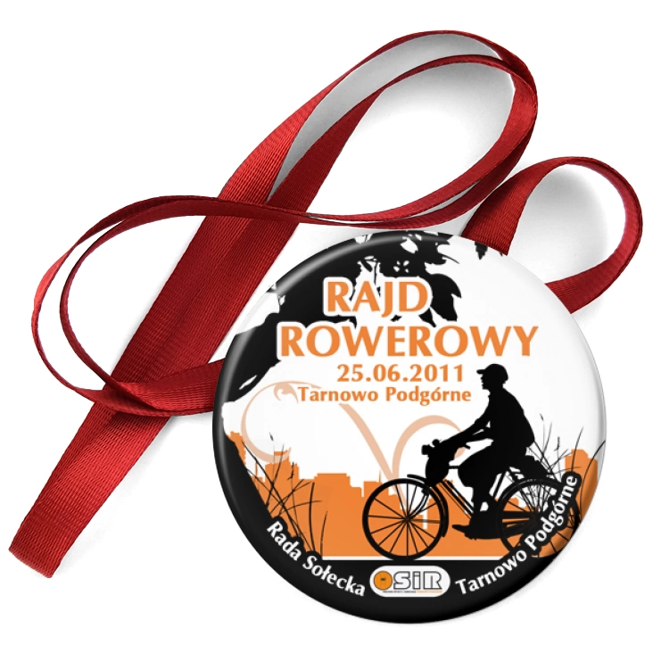 przypinka medal Rajd Rowerowy Tarnowo Podgórne