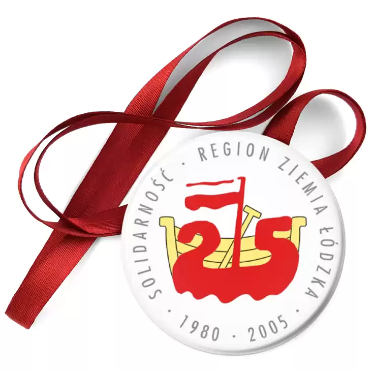 przypinka medal Solidarność - Region Ziemia Łódzka