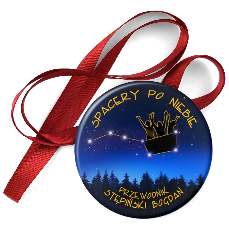przypinka medal Spacery po Niebie