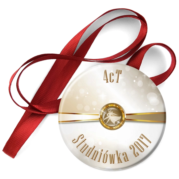 przypinka medal Studniówka - 4cT