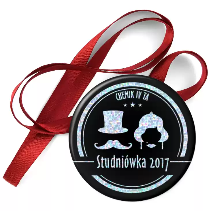 przypinka medal Studniówka - CHEMIK IV TA